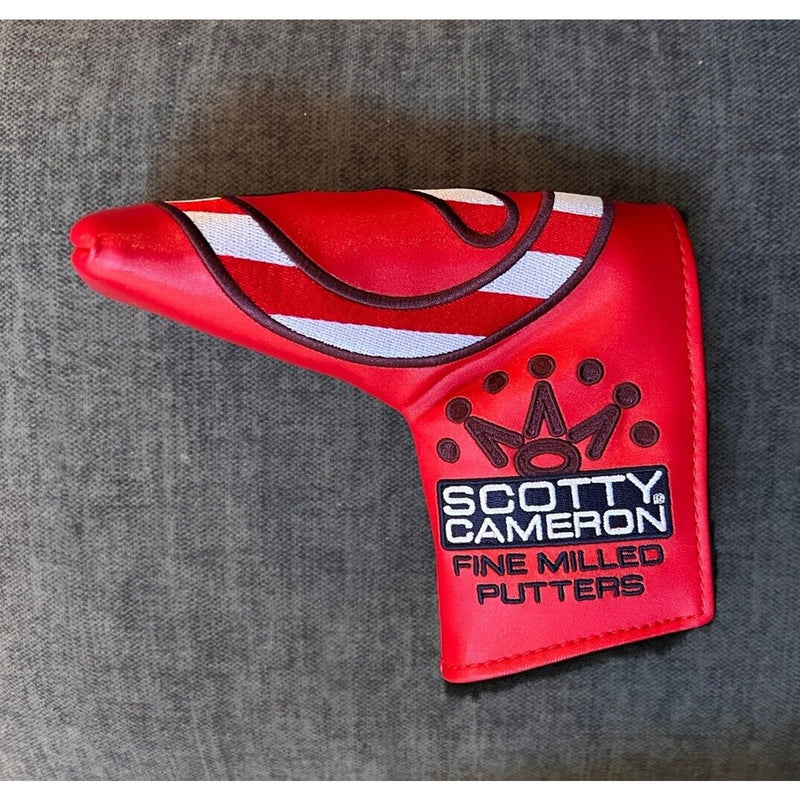 🔥Scotty Cameron Circle T Red Industrial USA Blade Putter Headcover, NEW!