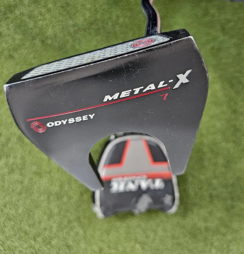 Odyssey Metal-X 7 Putter 35 Inches Steel Right Handed + Headcover Great!
