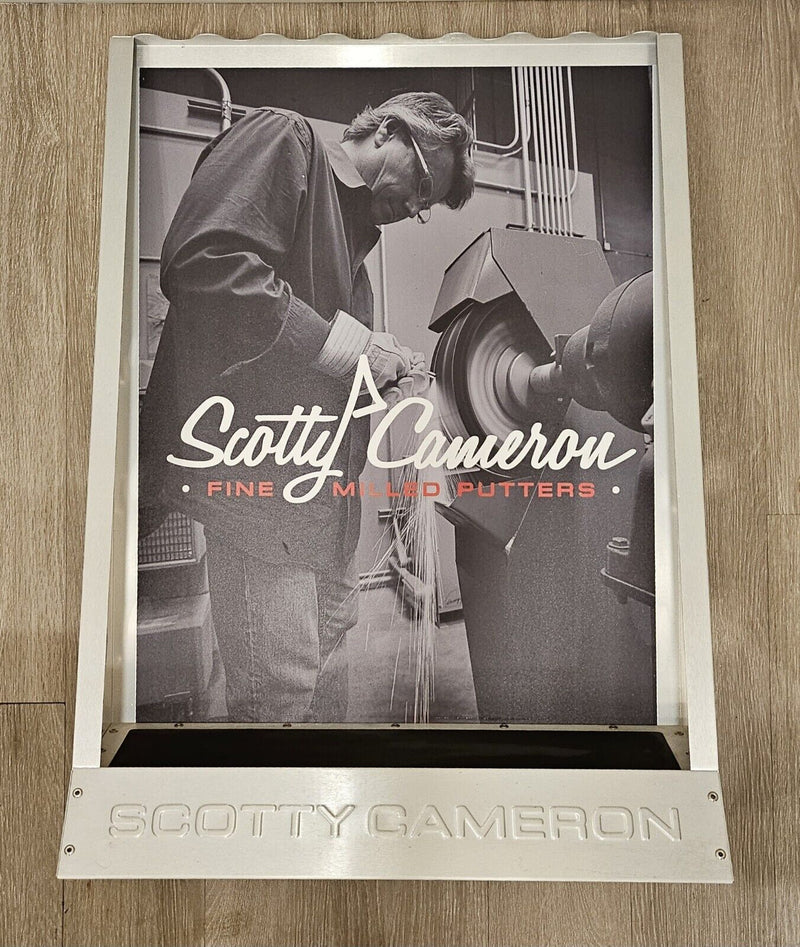 SCOTTY CAMERON Putter Floor Stand Display Rack With Poster Rare, Excellent!