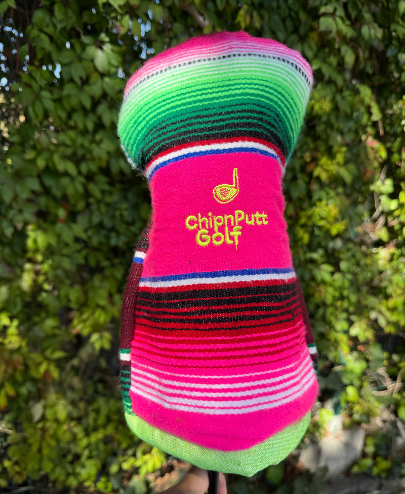 Chipnputt handmade Mexican Serape Driver Embroidered Headcover (Color & embroidery might vary each one is unique!) Brand New! 🇲🇽