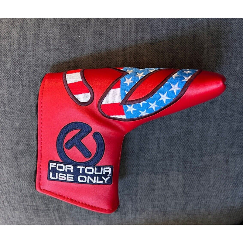 🔥Scotty Cameron Circle T Red Industrial USA Blade Putter Headcover, NEW!