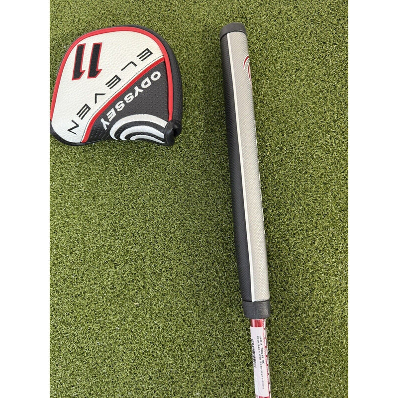 Odyssey 2-Ball 11 Tour lined stroke lab shaft Plumbers neck , 34”, W. HC!🔥NEW!