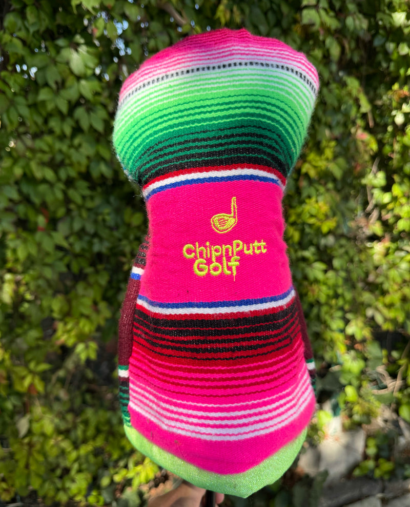 Chipnputt handmade Mexican Serape Driver Embroidered Headcover (Color & embroidery might vary each one is unique!) Brand New! 🇲🇽