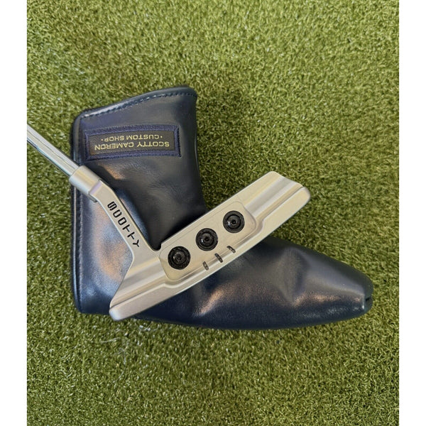 Scotty Cameron 2008 Button Back Newport- Custom Shop W. Leather HC, 34”, Nice!