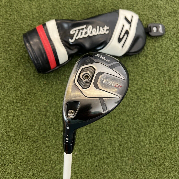 Titleist Left Hand TS2 19° 3 Hybrid Hzrdus 50g Ladies Flex, Golf Pride + HC,Nice