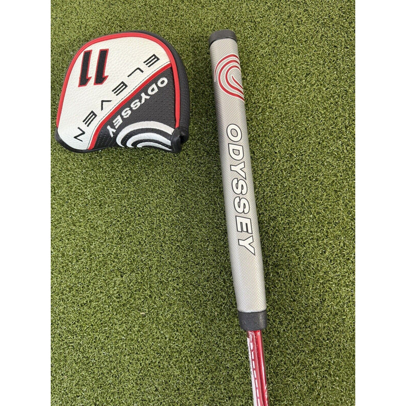 Odyssey 2-Ball 11 Tour lined stroke lab shaft Plumbers neck , 34”, W. HC!🔥NEW!