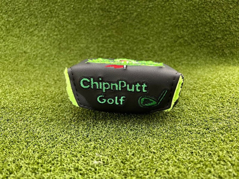 ChipnPutt / Sugar Skull Tiger Mallet Golf Putter Headcover -Black - New!!