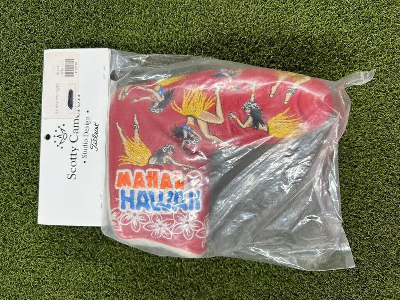 Scotty Cameron 2012 Hula Girl Mahalo Hawaii Putter Headcover, Red Leather - NEW!