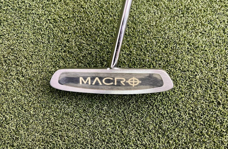 RARE Macro Golf 303 SS Poly Face Putter, RH, 35" Center Shaft & Winn Grip-Great!