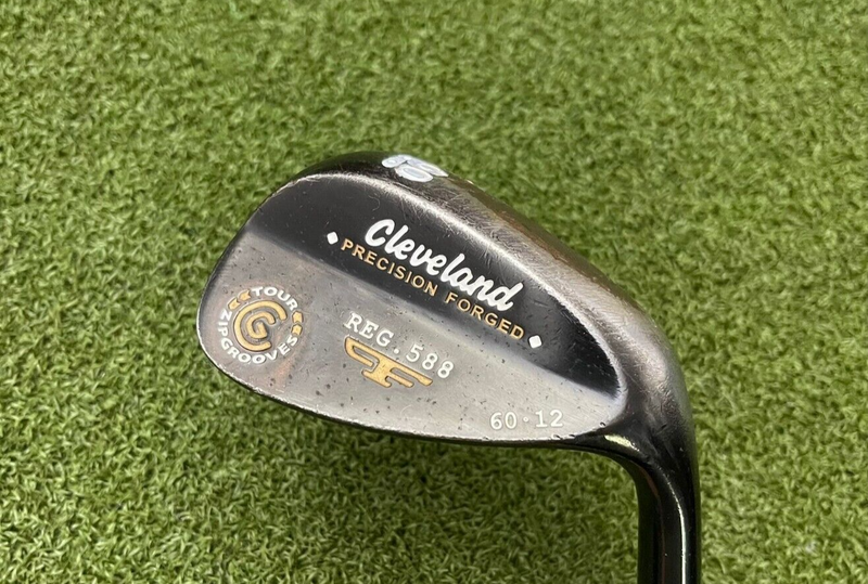 Cleveland Reg 588 Tour Zip Grooves 60º/12 Wedge, RH, 35,5" DG Stiff Steel-Fair!