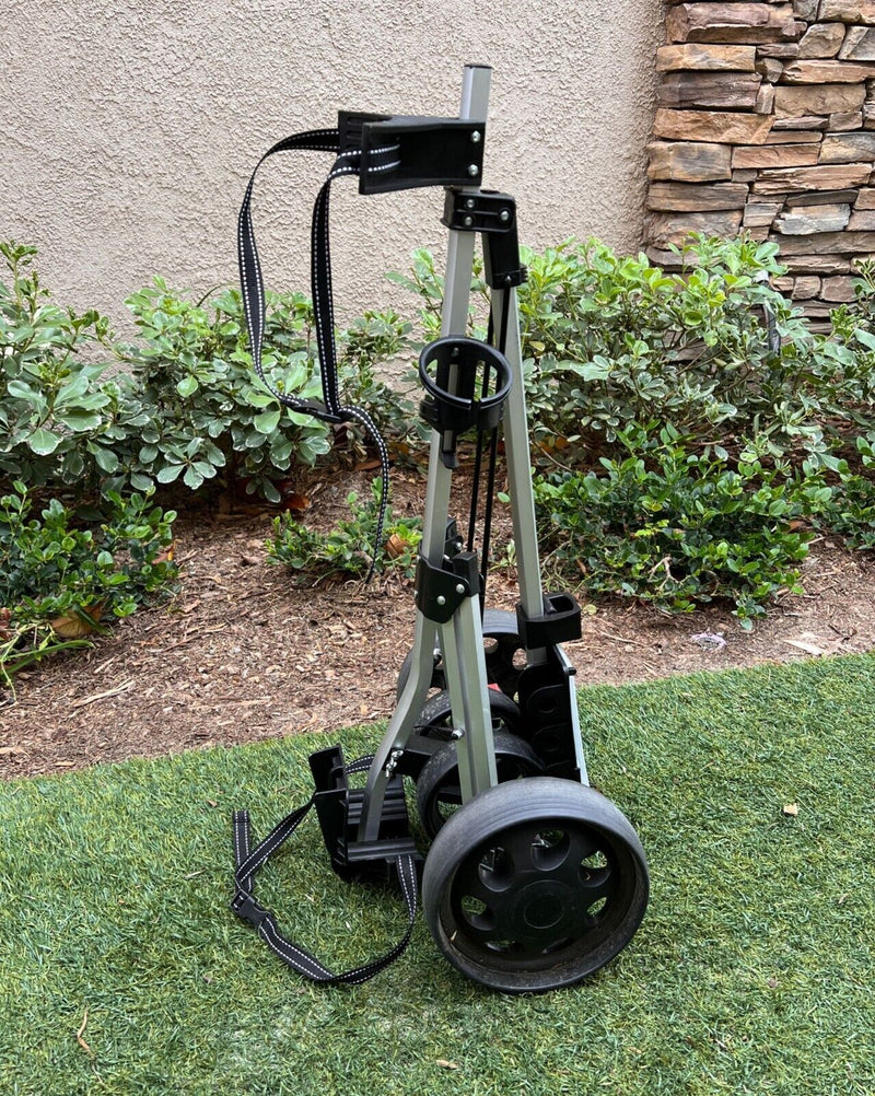 Unbranded Foldable Golf Push Cart, 4 Wheels - Excellent Condition!