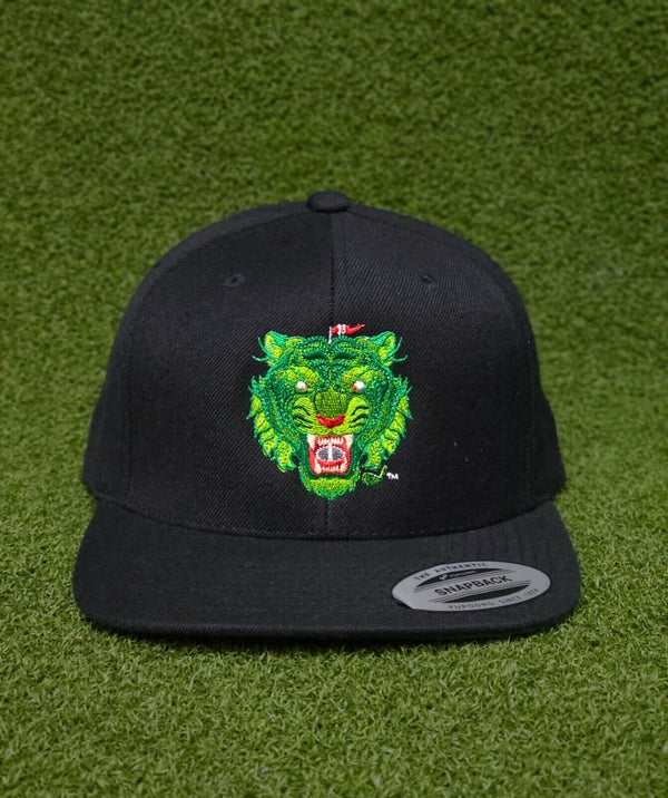 ChipnPutt Golf Green Tiger Snapback Hat, Black, Brand New!