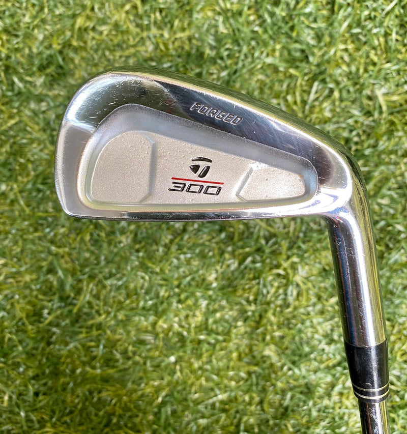 TaylorMade 300 Forged 4 Single Iron, RH, Rifle Flighted Precision Regular Steel Shaft- Good Condition